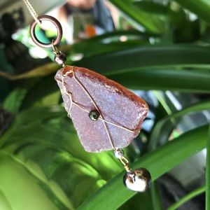 💜 SALE Seaglass artisan pendant